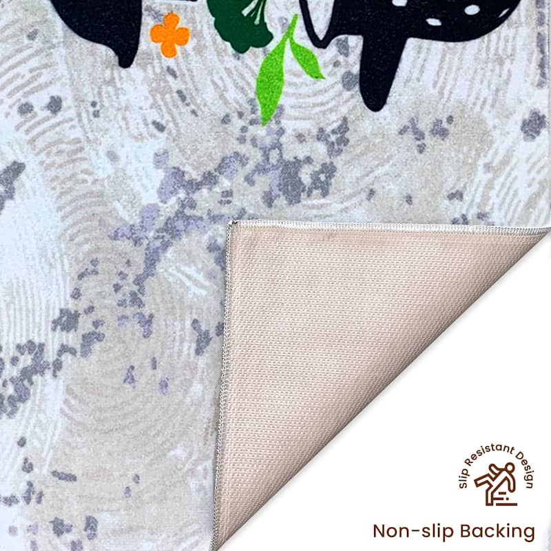 SussexHome Non-skid Ultra-thin Blended Runner Rug - 20" x 59"