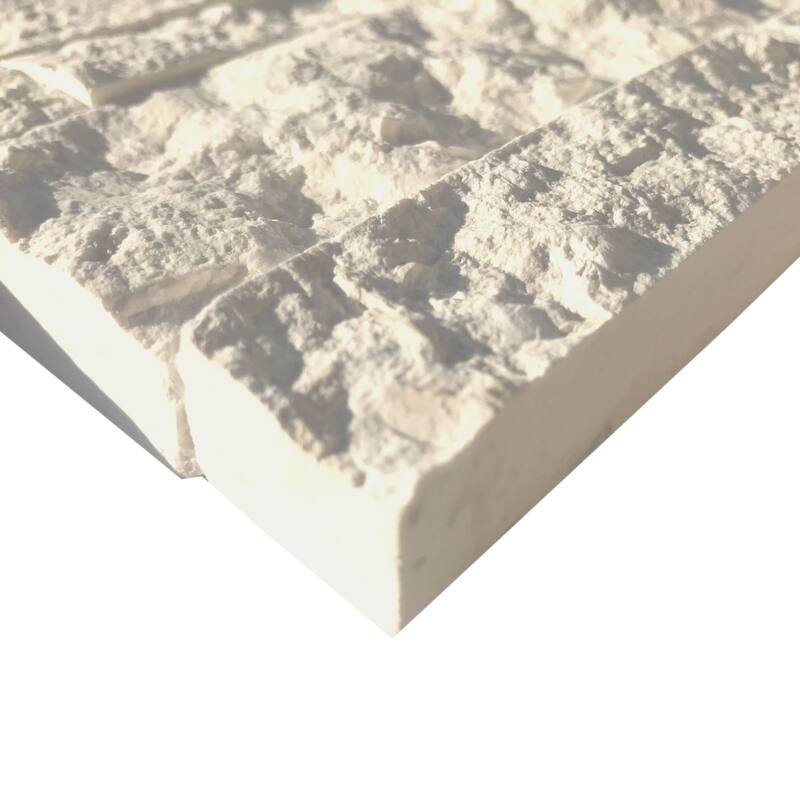 Fresca Limestone Split Face 6" x 24" Ledger Corner Mosaic