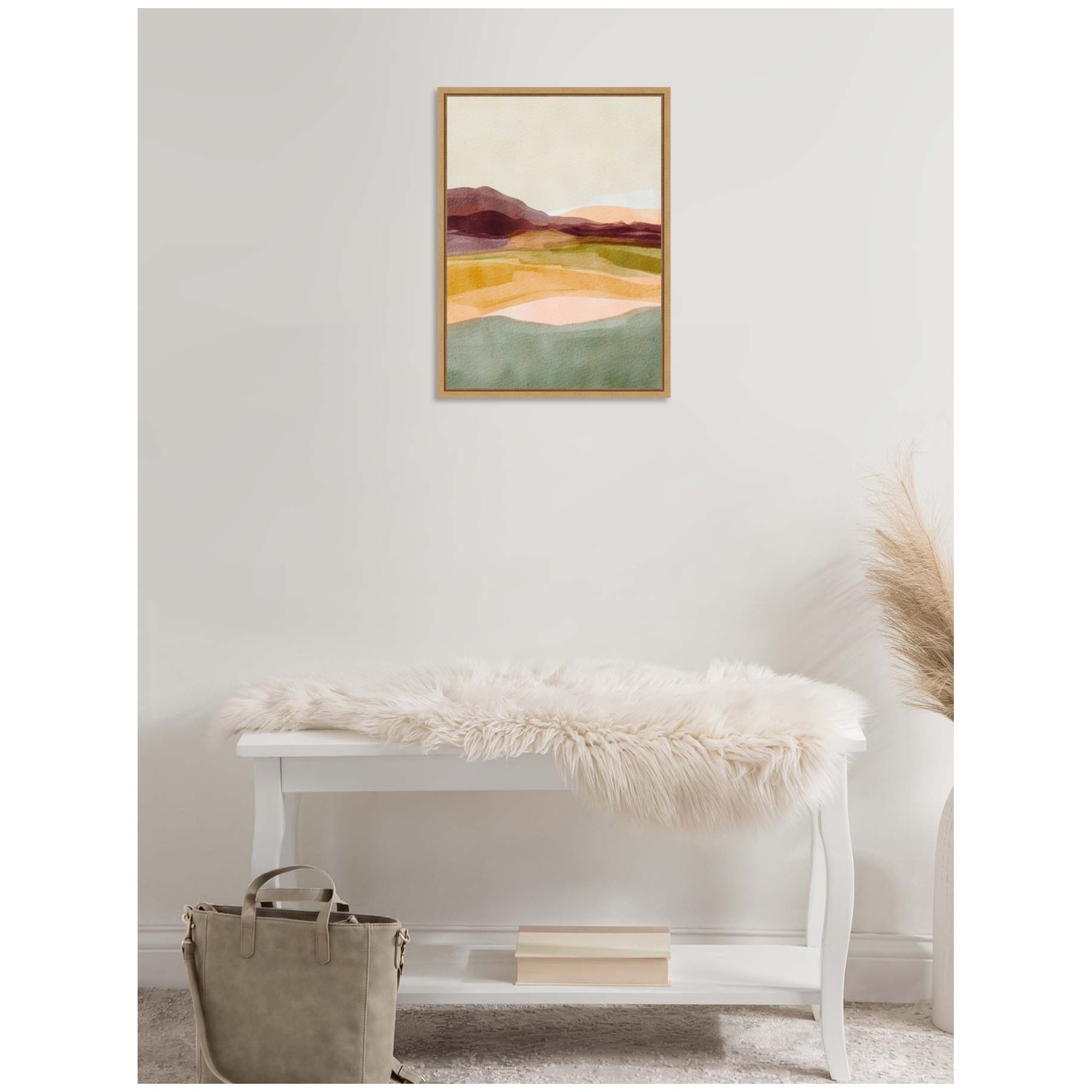 Kate and Laurel Sylvie Sunset Beauty Framed Canvas by Nikita Jariwala