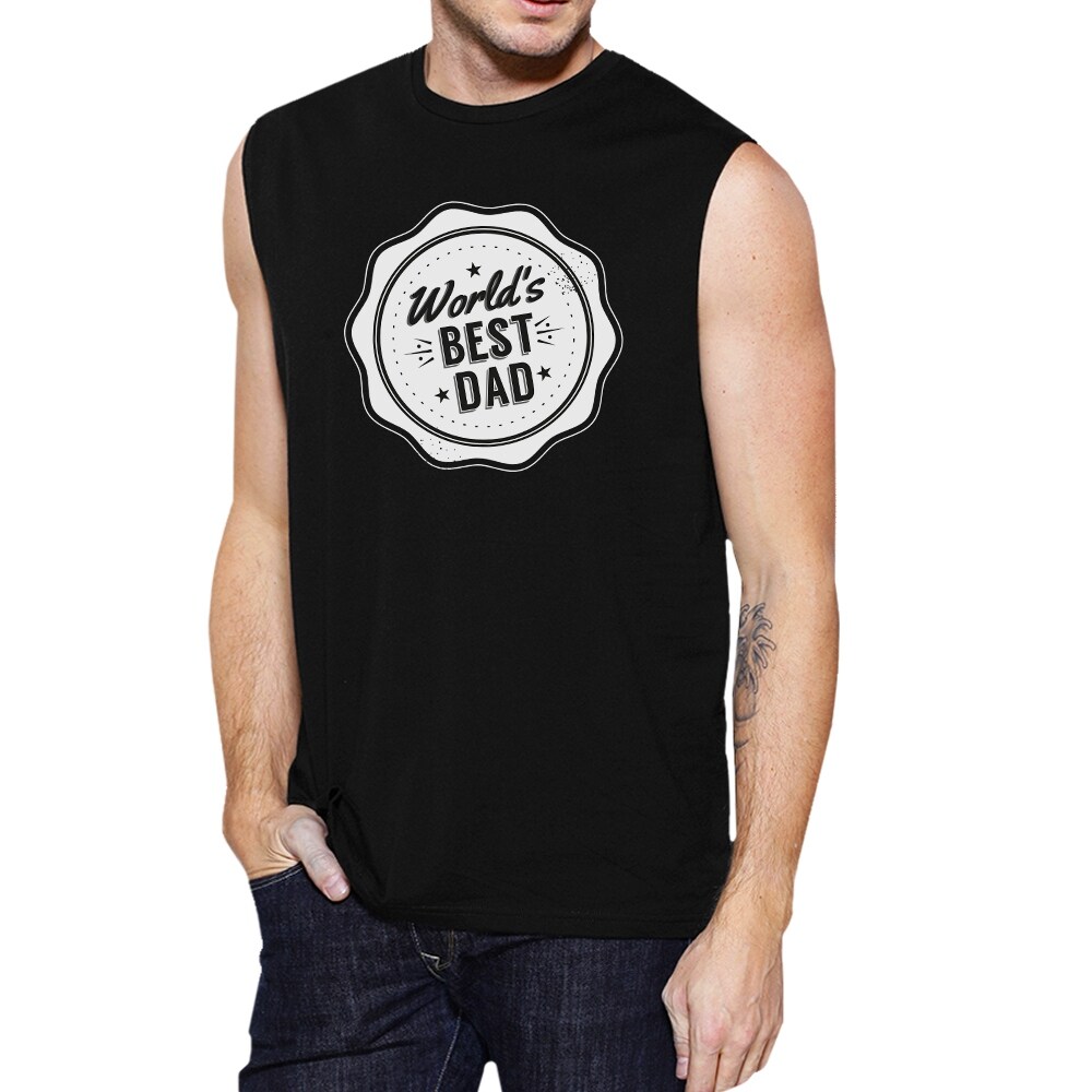 Shop World S Best Dad Mens Black Vintage Design Muscle Top Gifts For Him Overstock 15999339