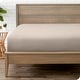 preview thumbnail 85 of 89, Bare Home Double Brushed Deep Pocket Fitted Sheet Full - Pebble