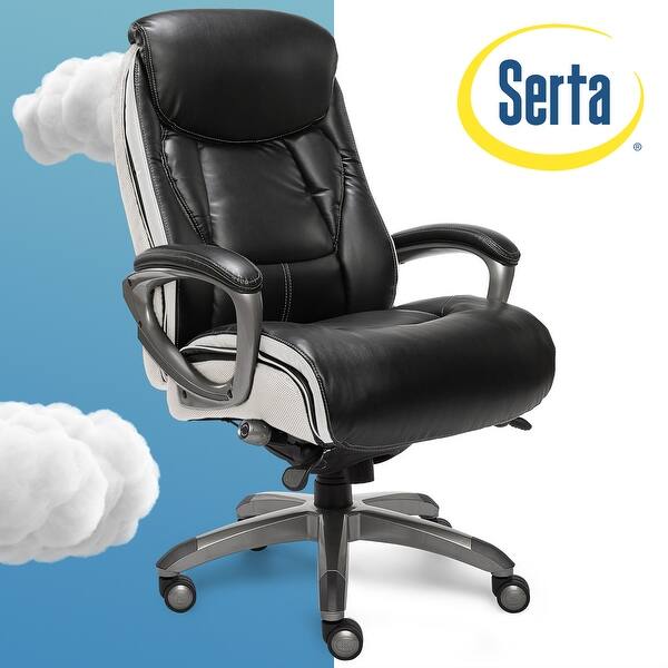 Shop Serta Smart Layers Executive Office Chair Overstock 20603154