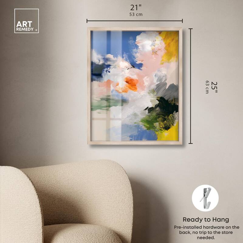 Clouds and Color I Shadowbox by Art Remedy
