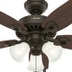 preview thumbnail 11 of 16, Hunter 42" Builder Ceiling Fan with LED Light Kit and Pull Chain