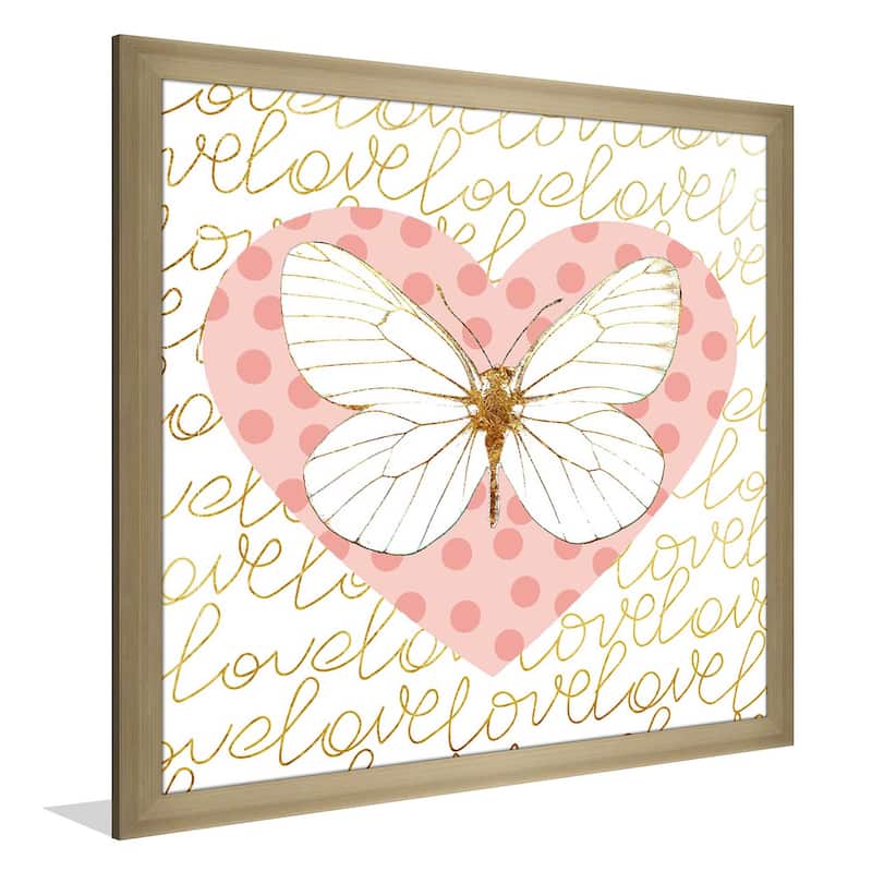 "Butterfly Love (Peach)" by Jodi Print on Acrylic