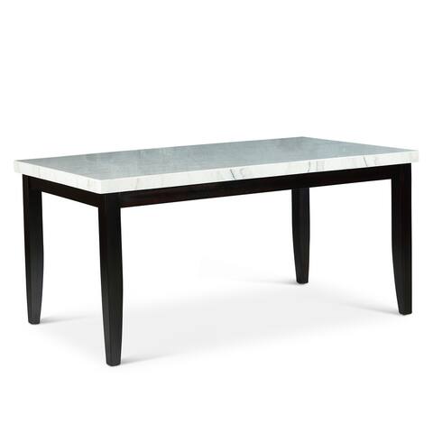 Winlock White Marble Dining Table by Greyson Living