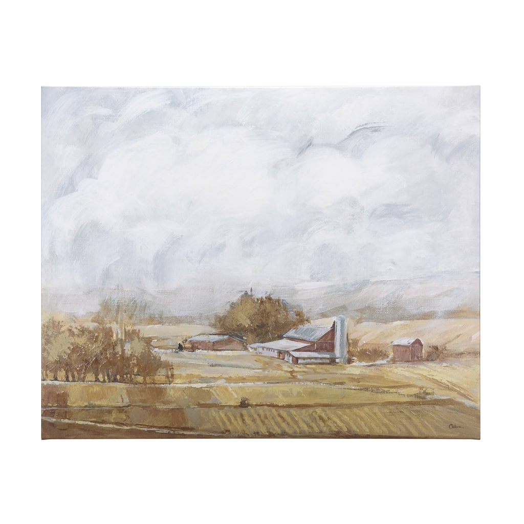 Farmland View II (50 x 40) Canvas Art Print