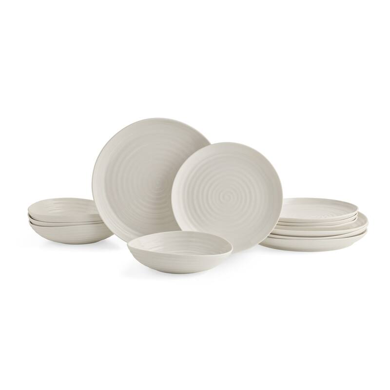 Portmeirion Sophie Conran 12 Piece Coupe Set Elegant - White