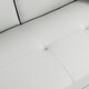 preview thumbnail 12 of 13, Multifunctional Sofa Bed PVC Recliner Chair Bed Futon Chaise Lounge with Console and Cup Holder for Living Room, White