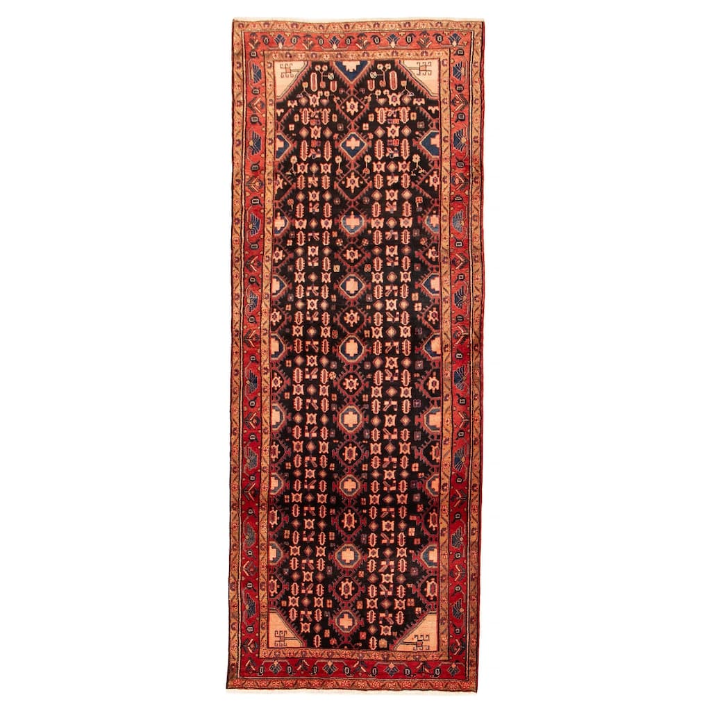 Andelz Red Rug 3'11" x 10'7" - 4'5 x 11'7
