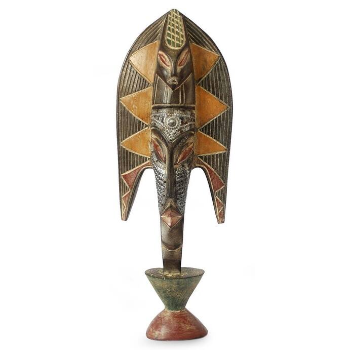 Handmade Man Named Asuo Ghanaian wood sculpture (Ghana) - 52 x 20 x 11