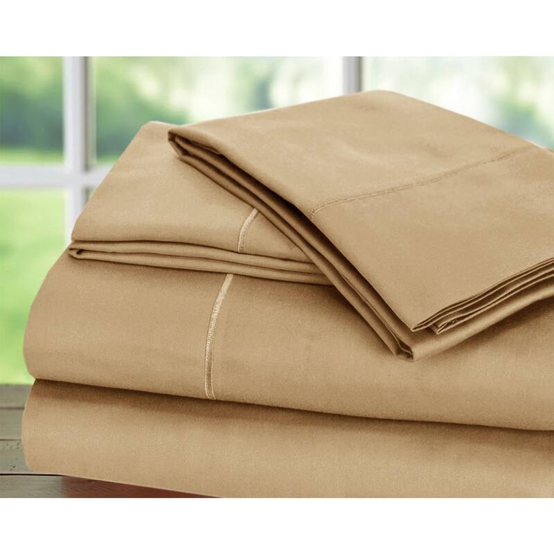 Luxury Sateen Cotton Blend 1000 Thread Count Deep Pocket Bed Sheet Set