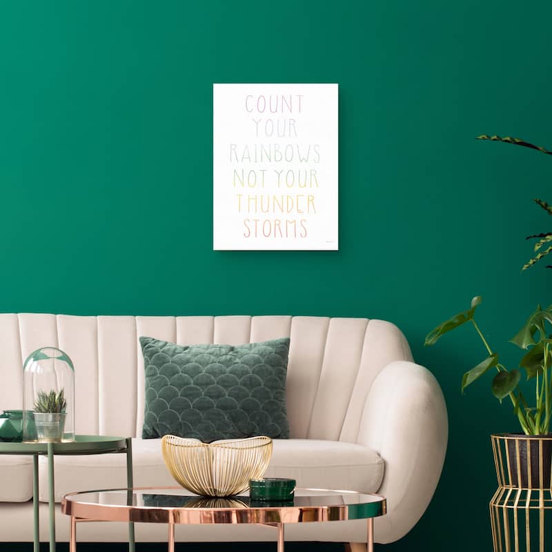 Let's Chase Rainbows VII Canvas Art Print
