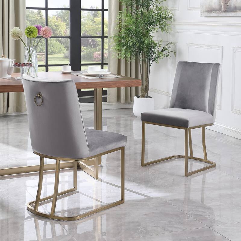Velvet Upolstered Side Chair,Dining Chairs