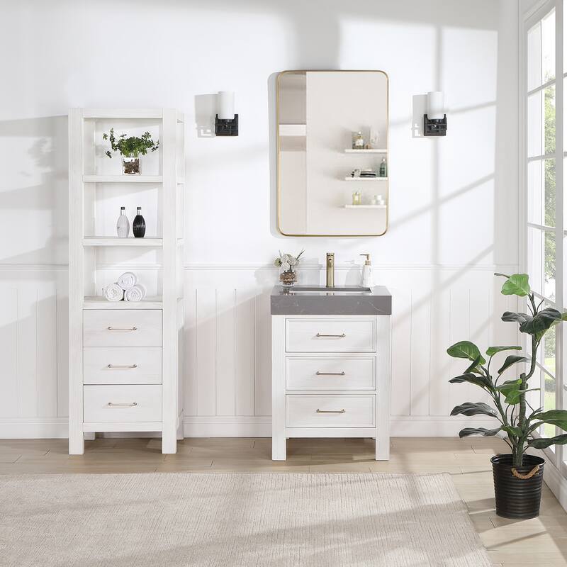 Leon 22 in. Storage Cabinet for Bathroom, Kitchen and Living Room