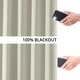 preview thumbnail 77 of 89, Exclusive Fabrics Faux Linen 100% Blackout Curtains Heat and Light Blocking - (1 Panel)