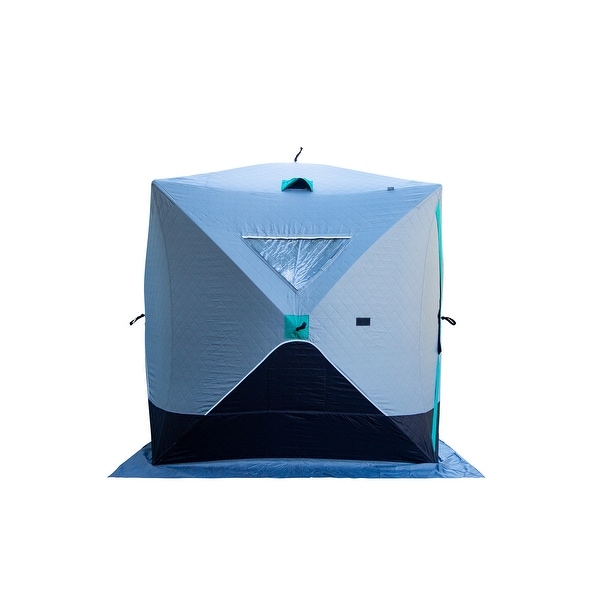 Elkton Outdoors Portable Insulated Ice Fishing Tent