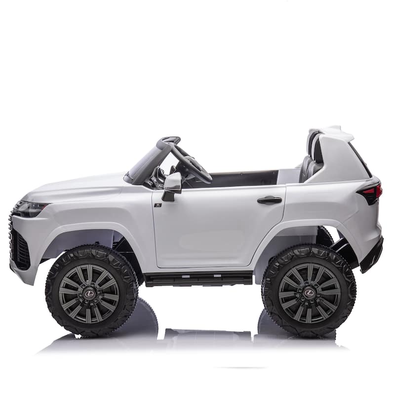 Kids Ride On Car Ride on Jeep Off-Road Car White Battery Powered Electric Car