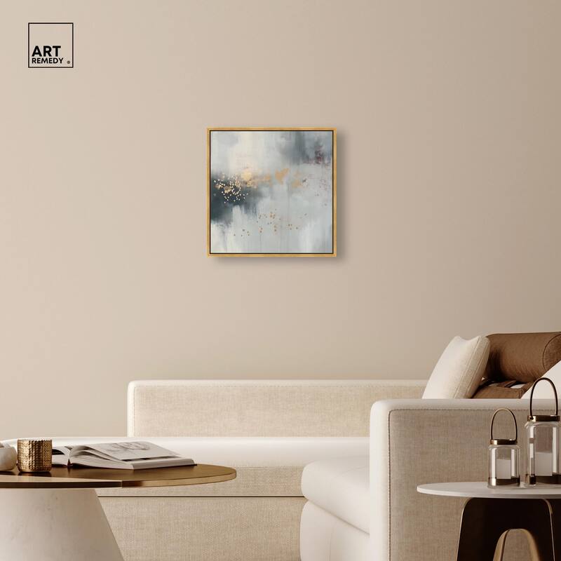 Silvered Hues and Gold II Canvas by Art Remedy