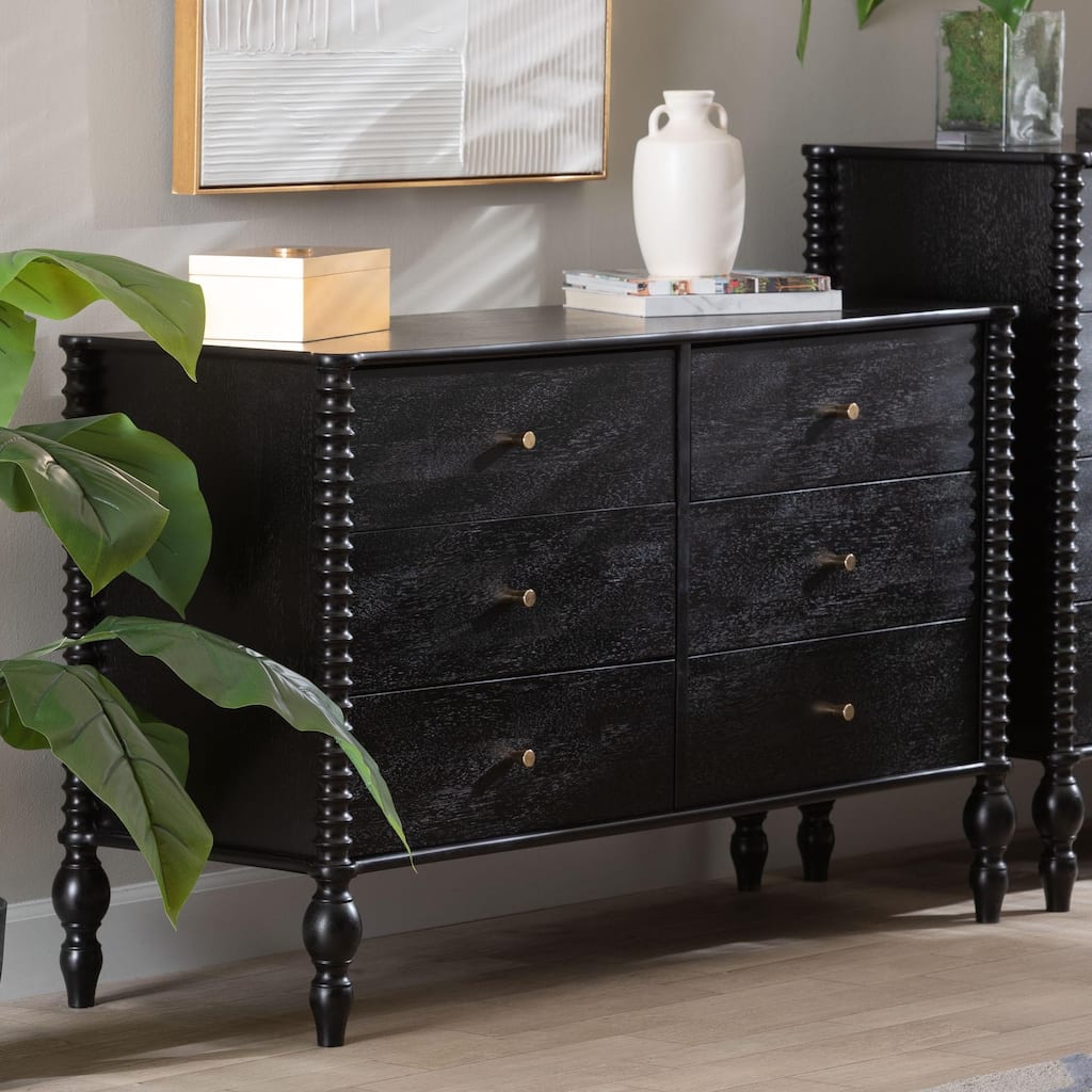 Black Rubberwood, 45 to 54 in Dressers - Overstock