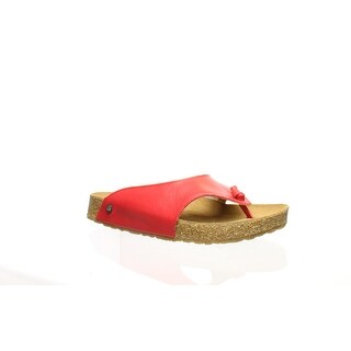 naot red sandals