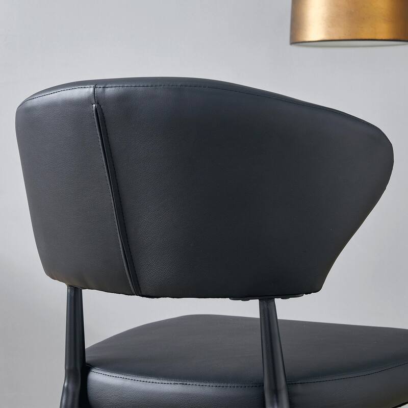 Minimalist Ergonomic Dining Chair, With A Curved Backrest For Comfortable Design,Set of 4