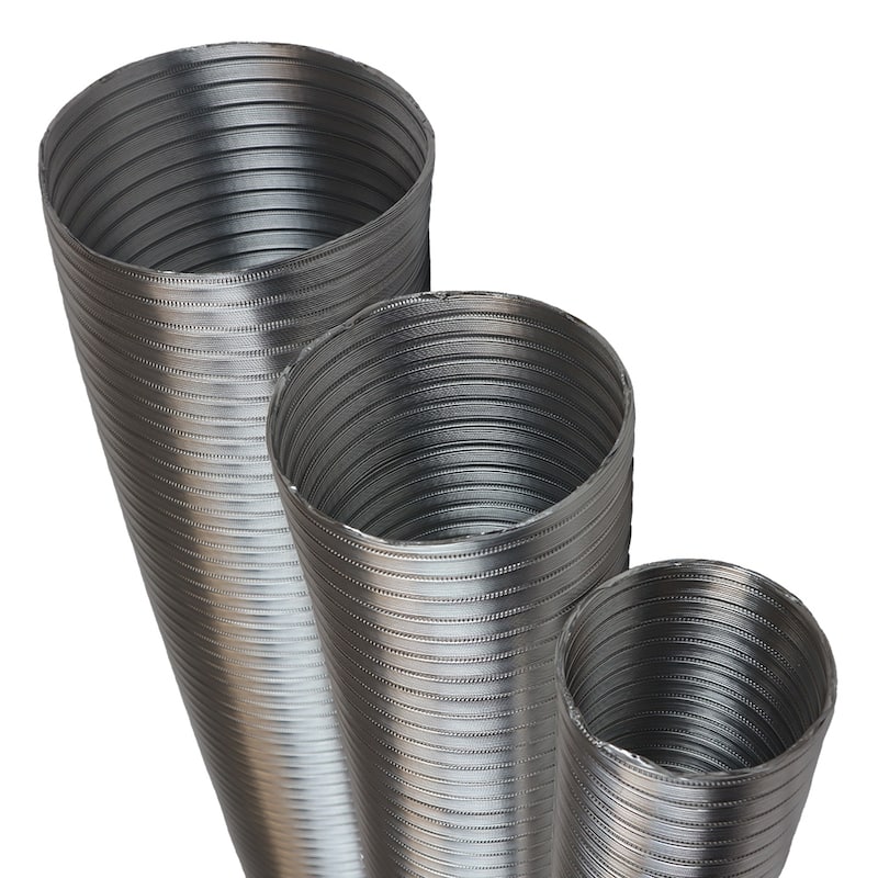 Rubber-Cal Aluminum Flex 280 - Compressible - 8" ID - 8" ID