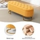 preview thumbnail 17 of 120, Velvet Storage Bench for Bedroom