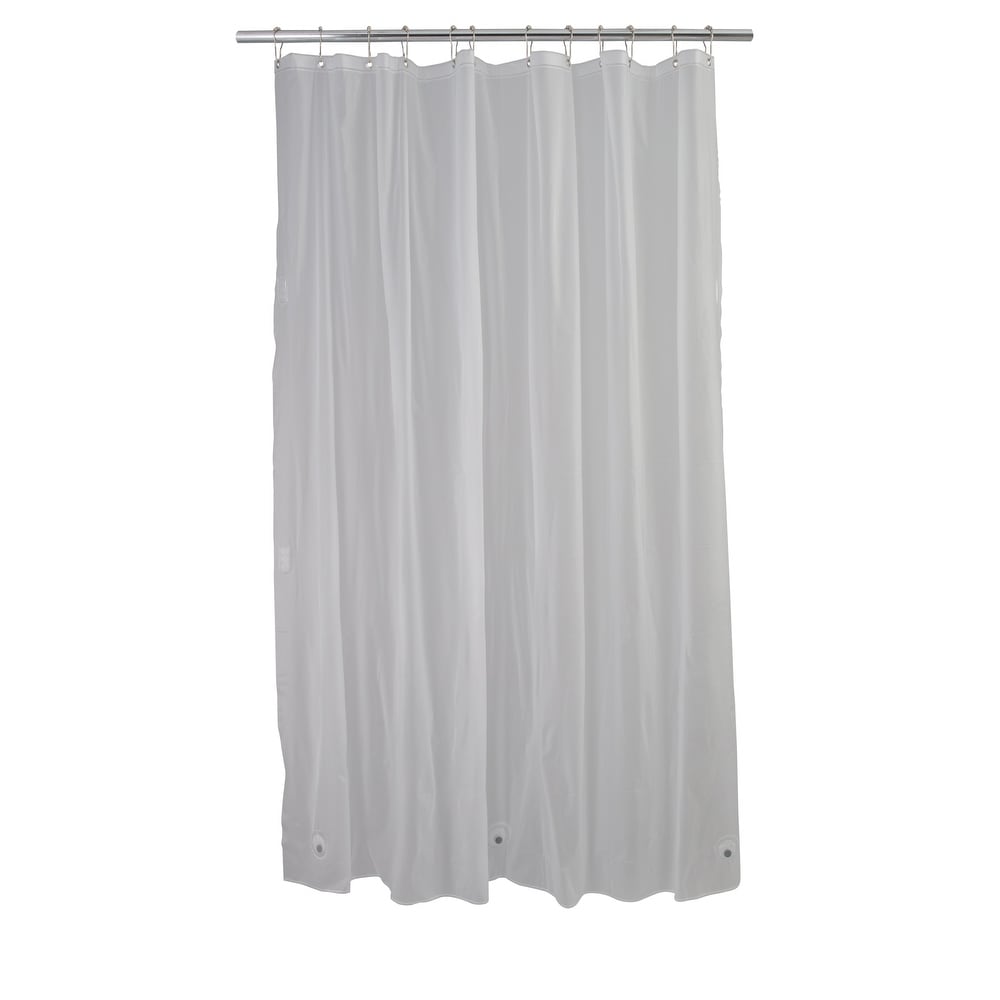Deluxe Clear Heavyweight  Shower Curtain Liner with Metal Grommets 70"X 72" NEW 