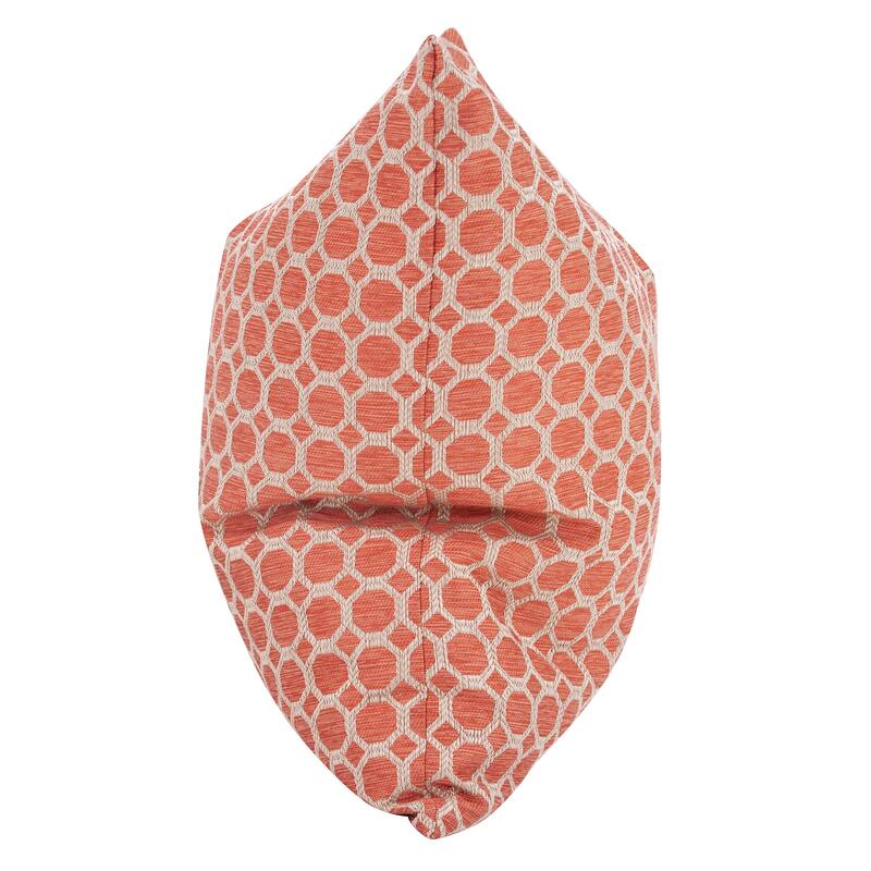Allan Andrews 24" x 24" Pyth Coral Pillow - Down Fill