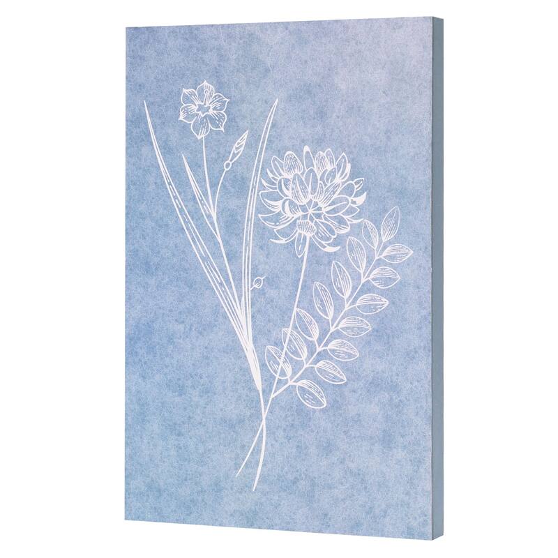 American Art Decor Wildflowers III Box Top Wall Art Print