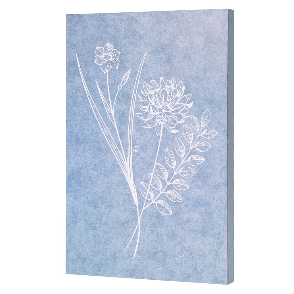 American Art Decor Wildflowers III Box Top Wall Art Print