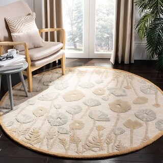 Martha Stewart by SAFAVIEH Poppy Glossary Wool/ Viscose Rug