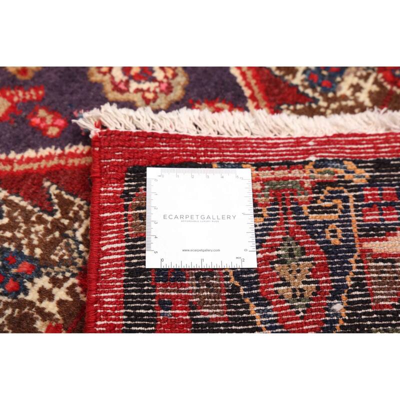 ECARPETGALLERY Hand-knotted Anatolian Vintage Red Wool Rug - 3'5 x 9'8