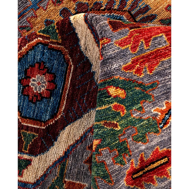 Serapi One-of-a-Kind Hand-Knotted Area Rug - Gray - 8' 2" x 9' 9"