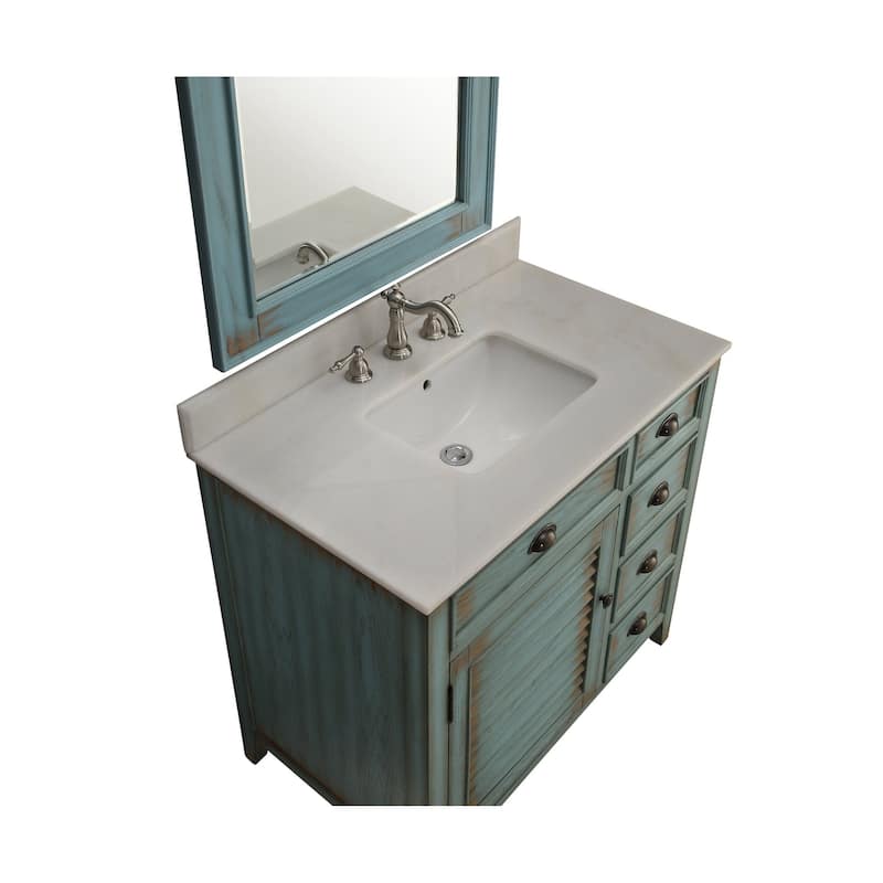 36" Benton Collection Abbeville Farmhuose Rustic Bathroom Vanity