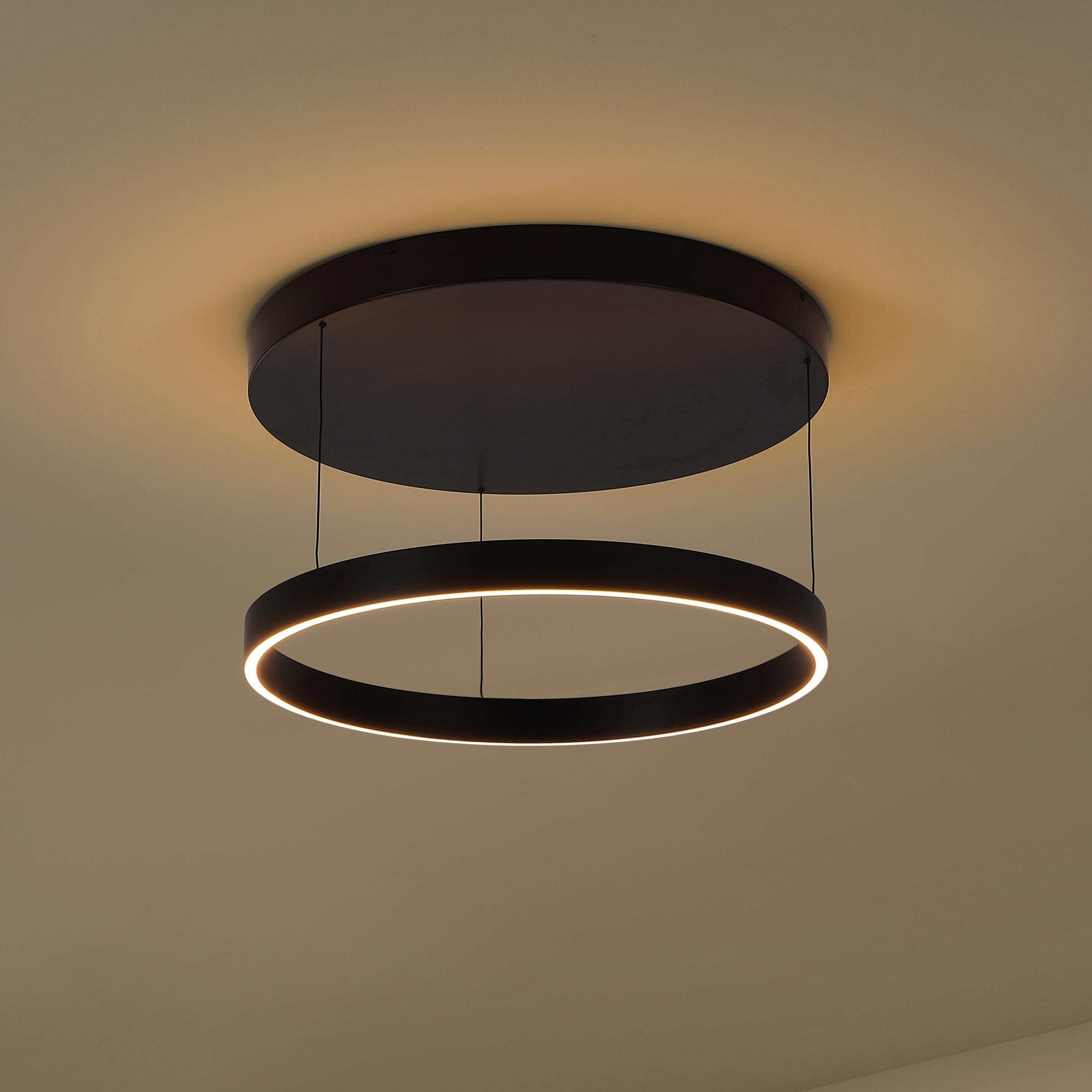 JONATHAN Y Metal Adjustable Dimmable Ring LED Pendant - 1-Light