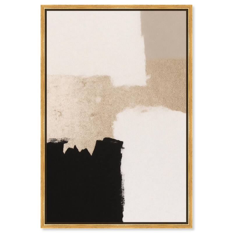 Earth and Ink I Canvas by Art Remedy - Gold - 16" x 24"