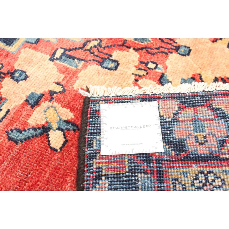 ECARPETGALLERY Hand-knotted Andelz Red Wool Rug - 4'0 x 6'7