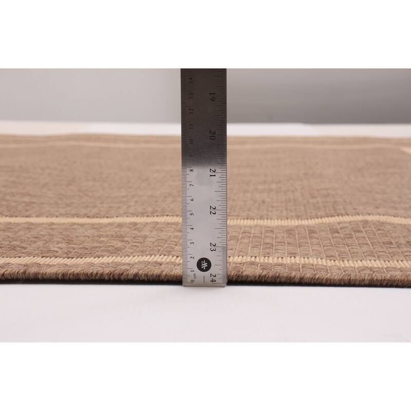 ECARPETGALLERY Machine Woven Jute Natura Polypropylene Rug