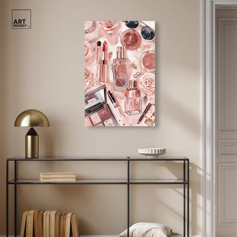 Glam Sparkle Lay Out Canvas by Art Remedy, Gallery Wrapped