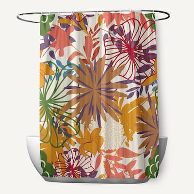 Jumble Floral Shower Curtain