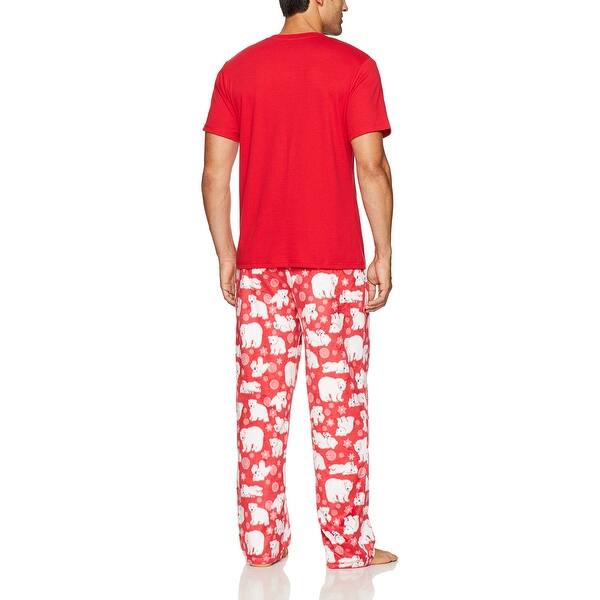 Shop Karen Neuburger New Red Mens Size 2xl Papa Bear Pajama Sets Sleepwear Overstock 21547623