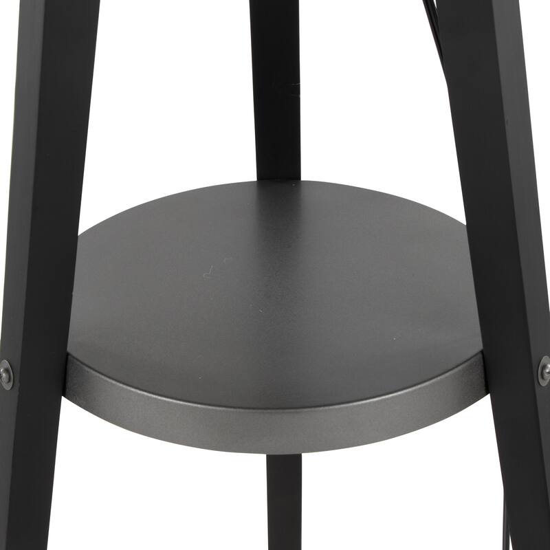 Carson Carrington Compass Tripod Floor Lamp with Shelf