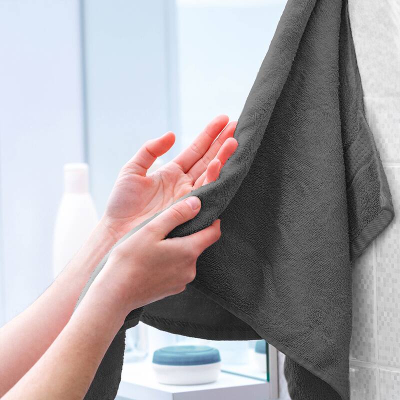 Superior Miami 100% Cotton 6-Piece Towel Set - Lightweight & Quick Drying