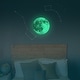 preview thumbnail 4 of 4, Walplus Glow In Dark Colourful Moon Wall Sticker DIY Art Nursery Decor