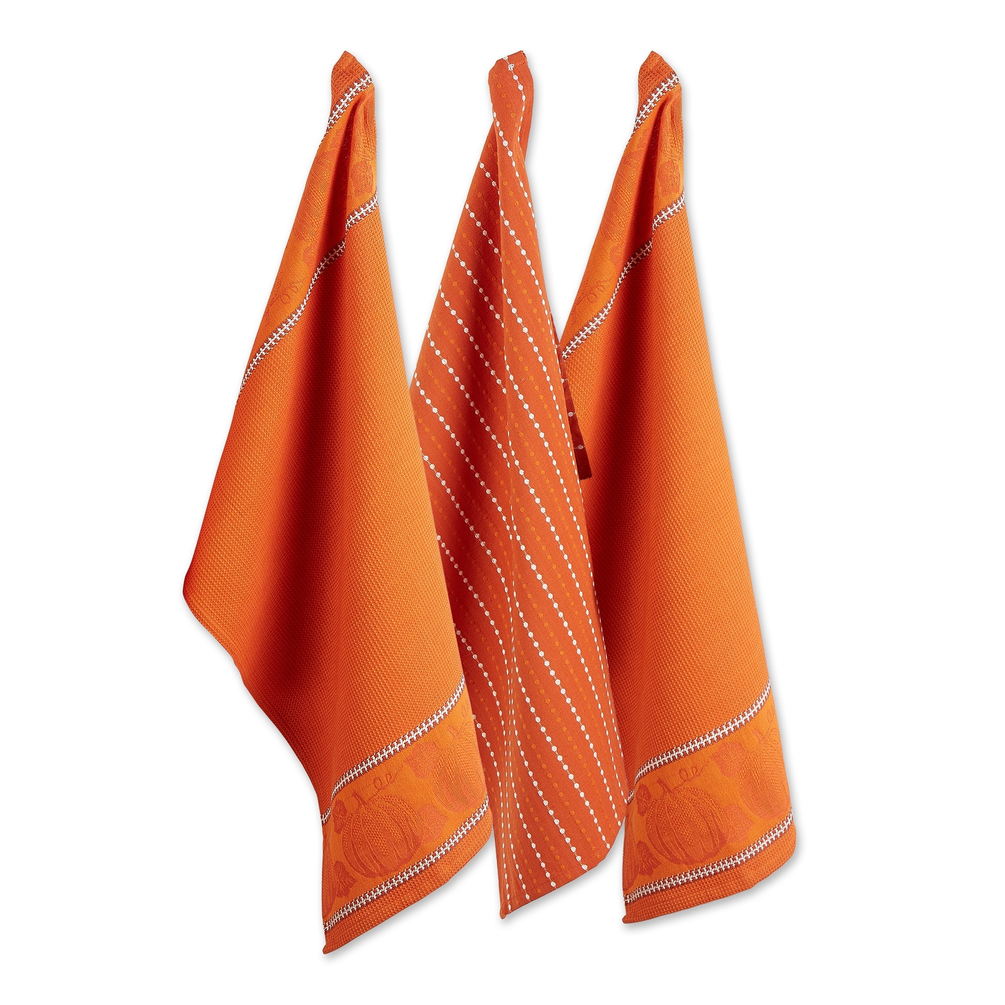 DII Harvest Embellished Dishtowel Set/3