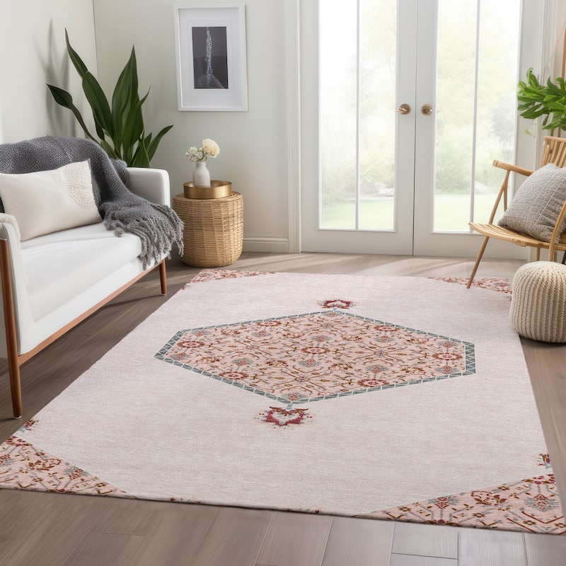 Premium Washable Super Soft Traditional Global Mayfield Rug