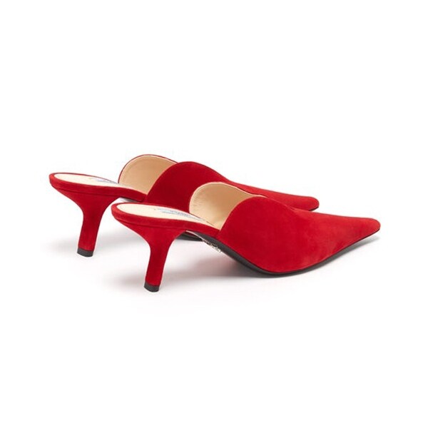 red mules shoes womens