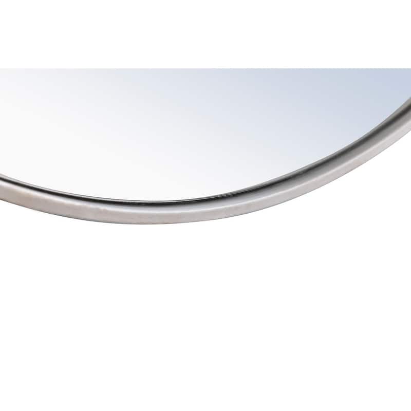 Strick & Bolton Prine 24-inch Metal Frame Round Mirror